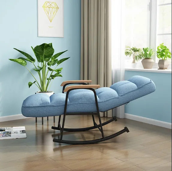 Leisure Small lounge lazy sofa single backrest bedroom small balcony modern lounge home living room furniture chair for balcony