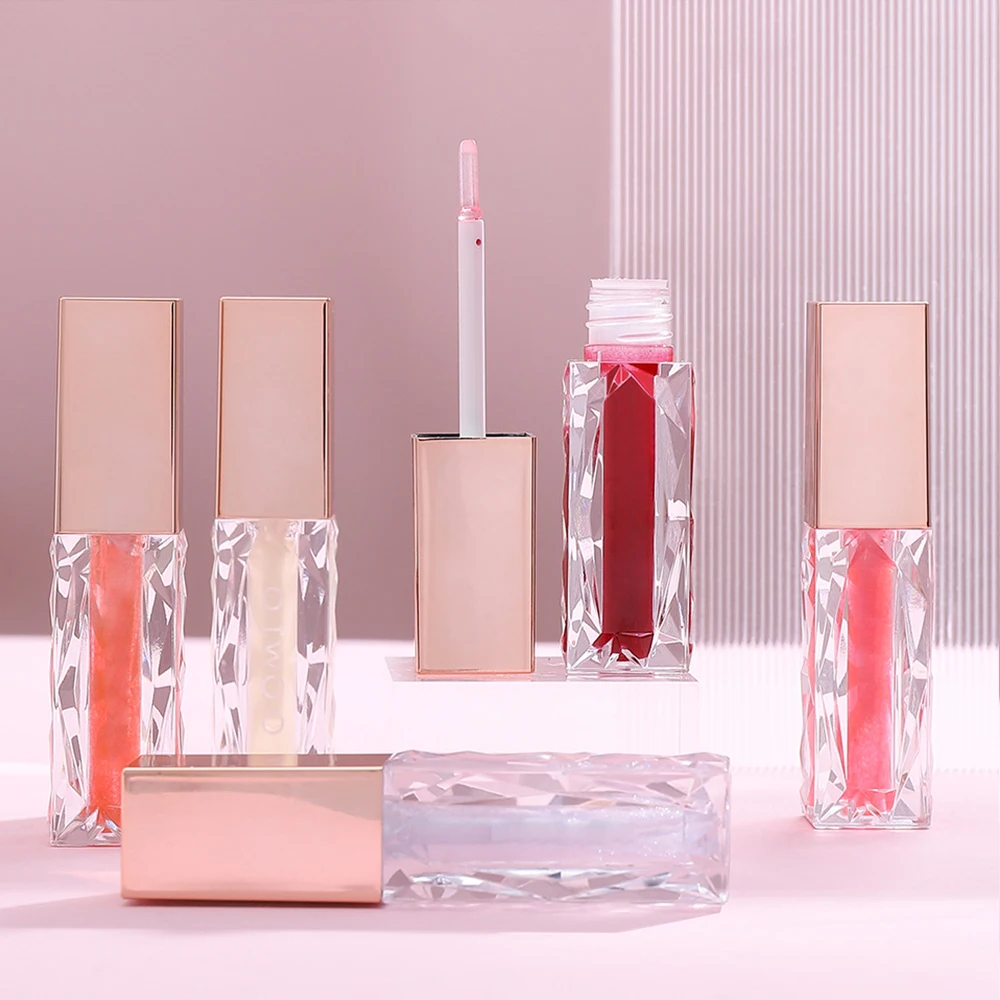 Long Lasting Moisturizing Brighten Lip Oil Smooth Glitter Texture Lip Gloss Wholesale Customization