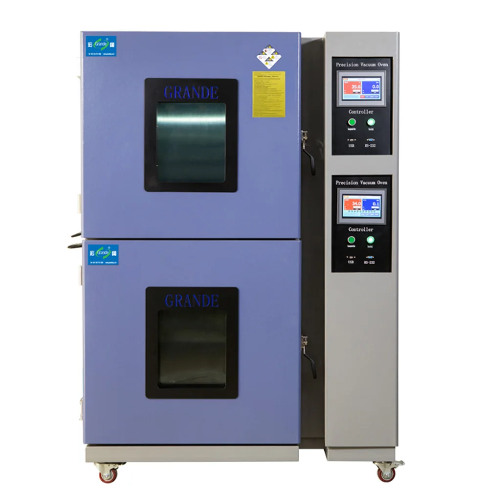 Two cabinet industrial microwave vacuum drying machine