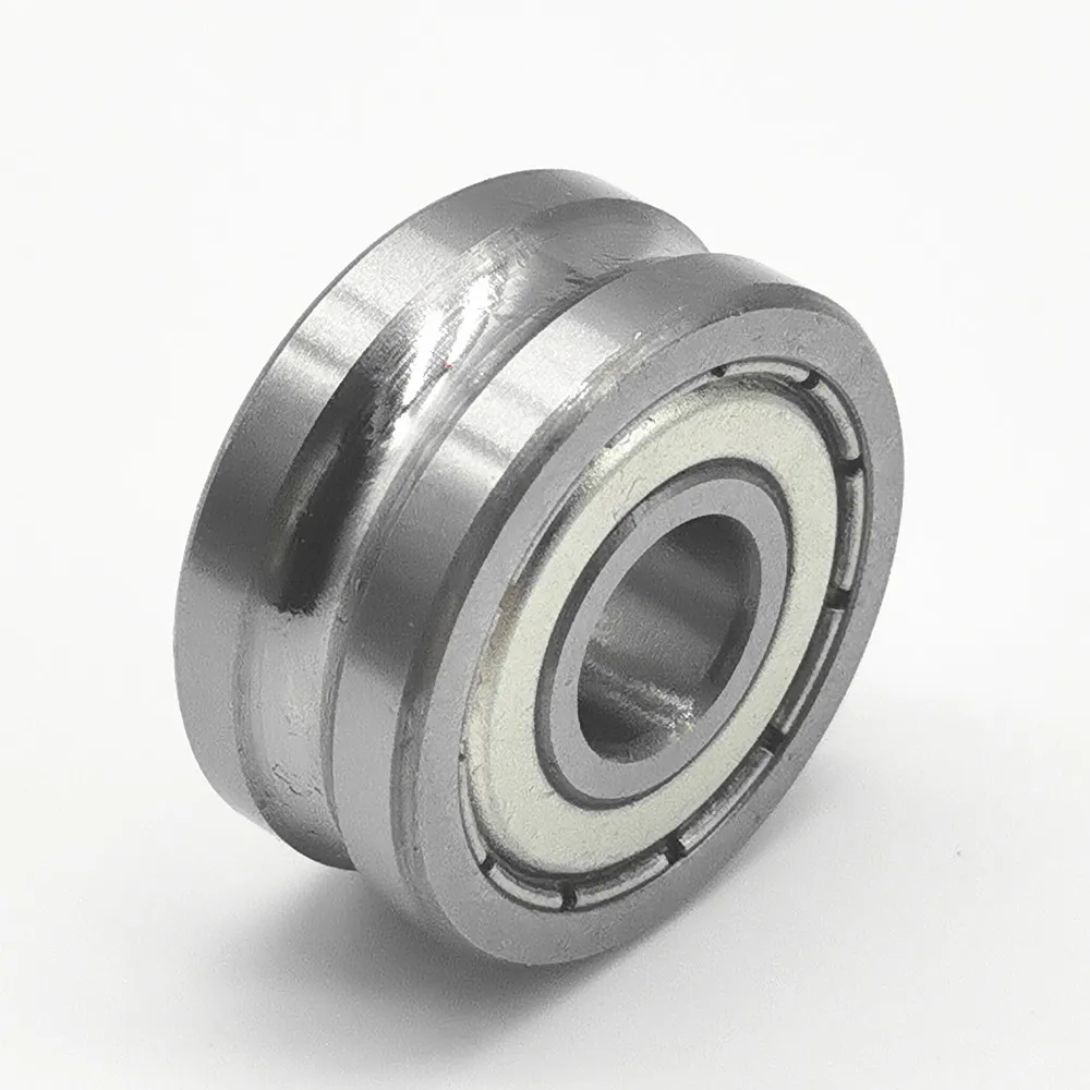 U grooved track roller wheel bearings for linear guide rail   LFR50/8-6KDD  8mmX24mmx11mm