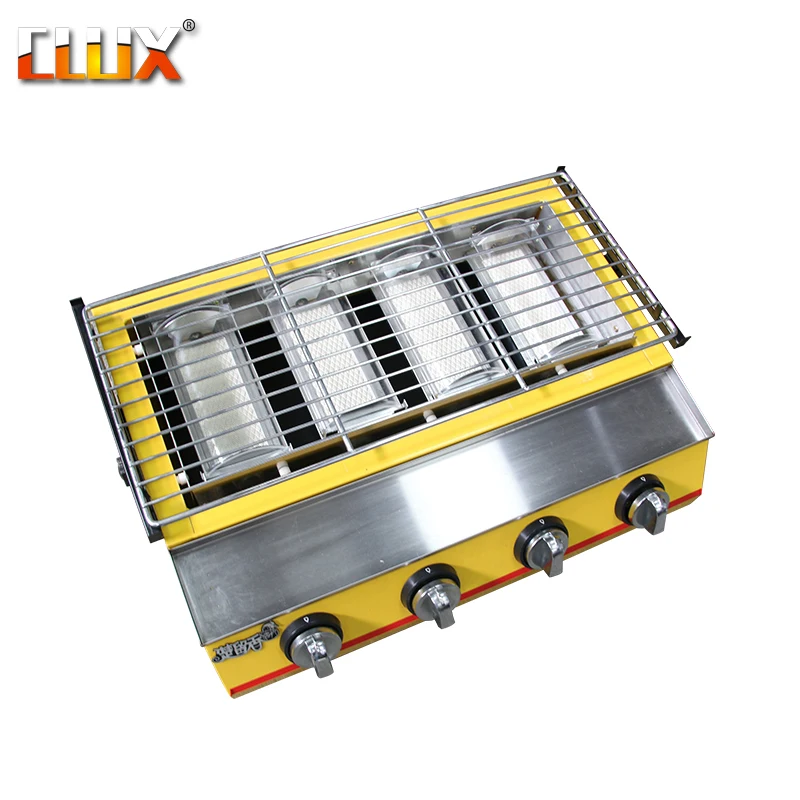 
Easily cleaning outdoor infrared 4 burner gas bbq grill barbecue 