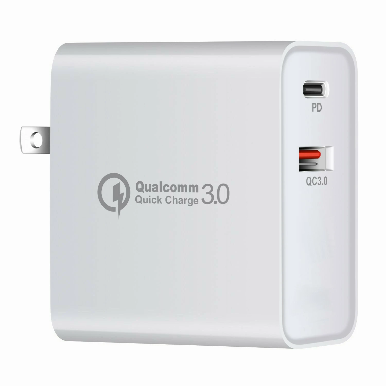 Wholesale Pd 65W Charger 2 In 1 Super Charge Dual Port Usb Wall Charger Type C Fast Charging Qc 3.0 for Macbook and all laptops