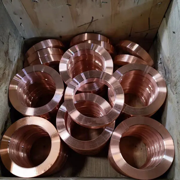 Red Punched Ring Washer Metal Round Copper Gasket