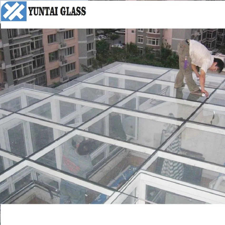 6+6 12mm thick  tempered laminated glass for railing fence with SGCC ANSIZ97.1 TEST TO NORTH AMERICA and Europe