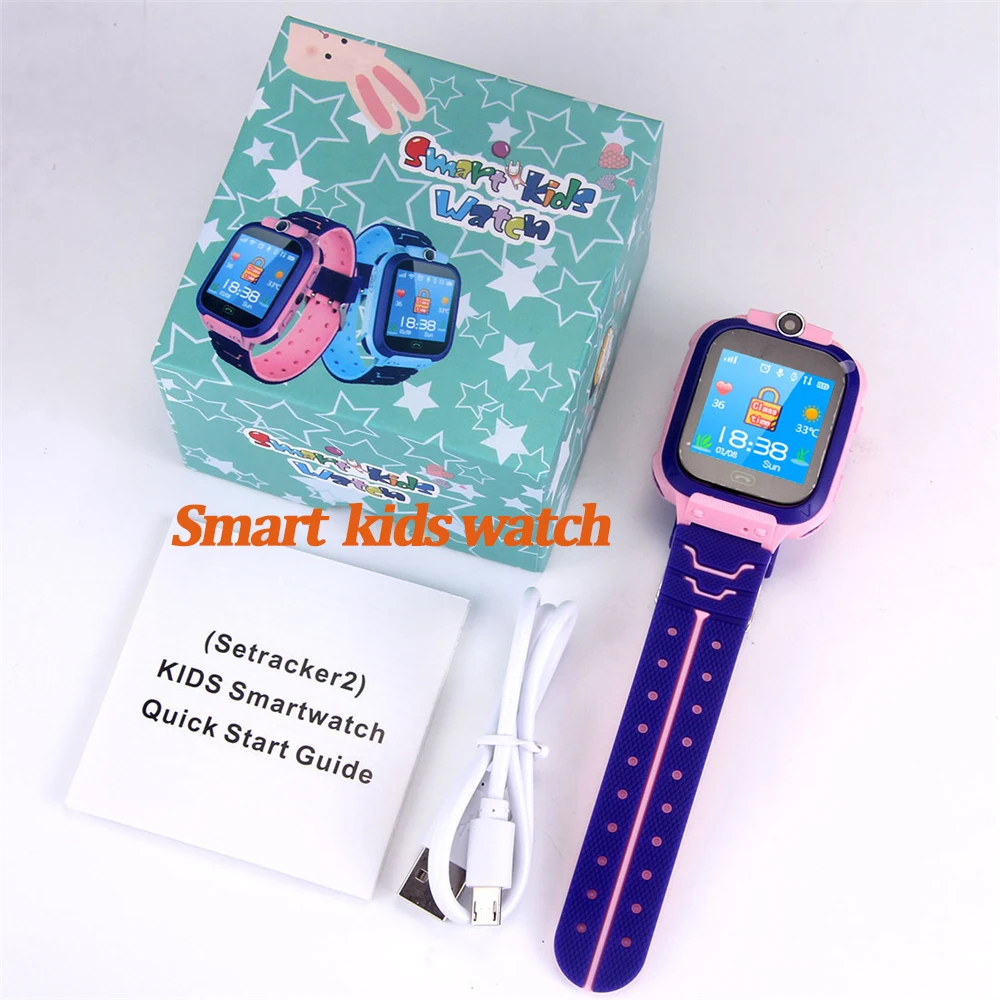 VALDUS Hot selling Waterproof Touchscreen Children S9 Kids Smart Watch Smartwatch GPS Tracking Device Children Watch