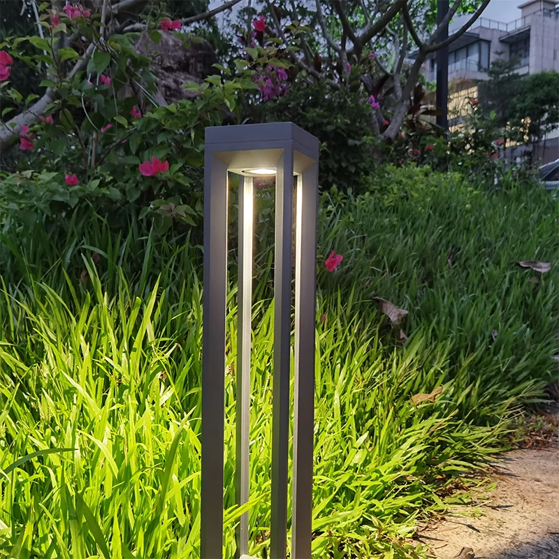 Daheng Concise Style Aluminium Waterproof IP65 10W Outdoor LED Garden Bollard Light