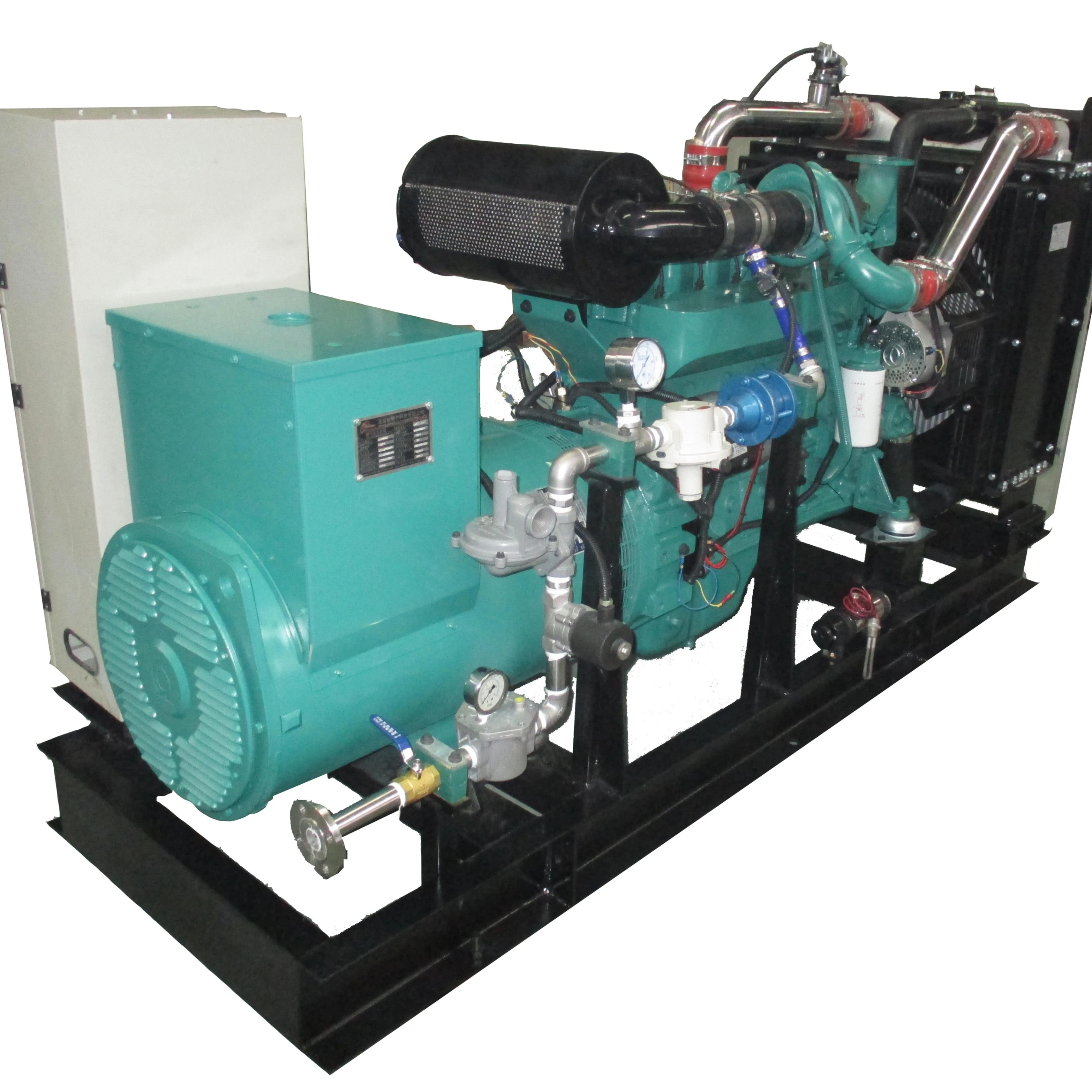 Customized Natural gas methane Turbine generator 80kw LPG/CNG/biogas generator set water cooling 120kw genset