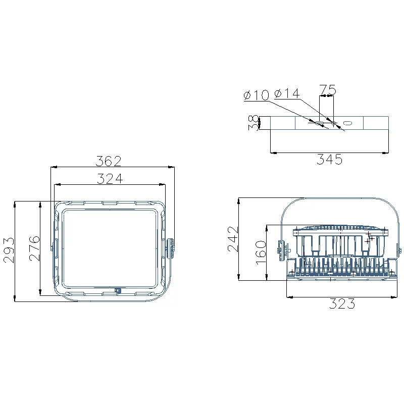 Factory Price High Power 80-200W Outdoor Explosion Proof LED Flood Light