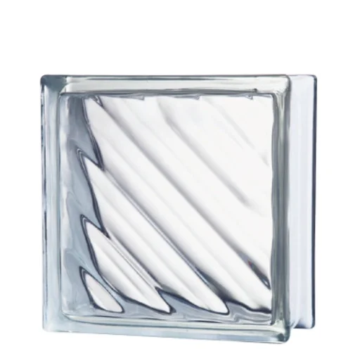 190*190*95mm Wholesale Hollow Decorative Building Accessories Clear Glass Brick Prices