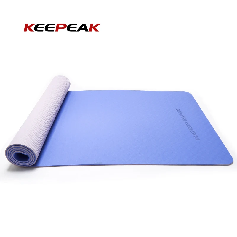 Keepeak Original factory sustainable yoga mat customised yoga mat polyurethane yoga mats bulk in low price