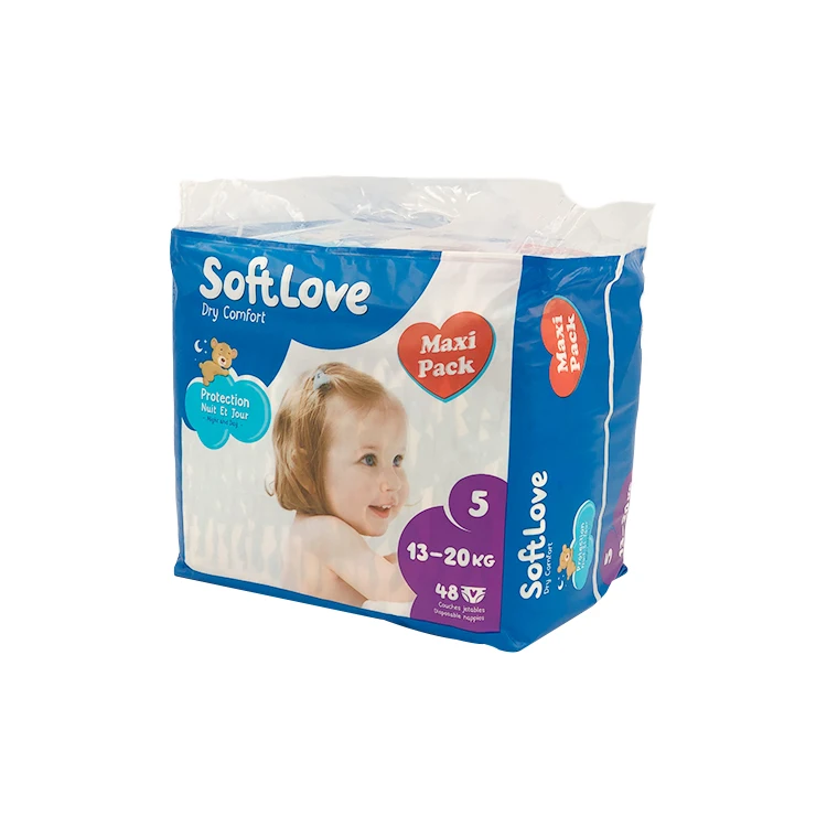 Softlove Wholesale Bulk Natural Soft Care Baby Diapers Disposable Diapers Pampering Nappies