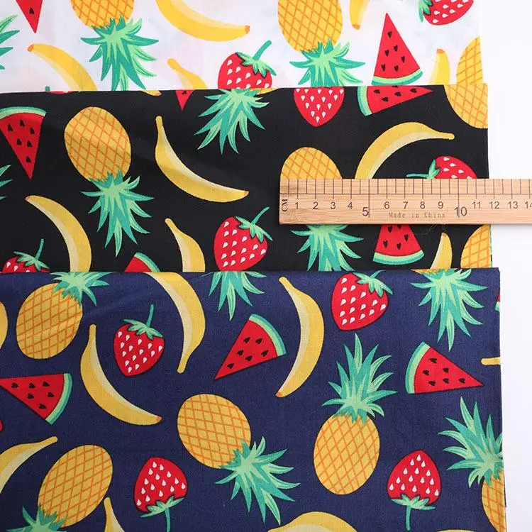 Wholesale Fabric for Clothing Material, Dress Apparel with Print on 100% Cotton Poplin