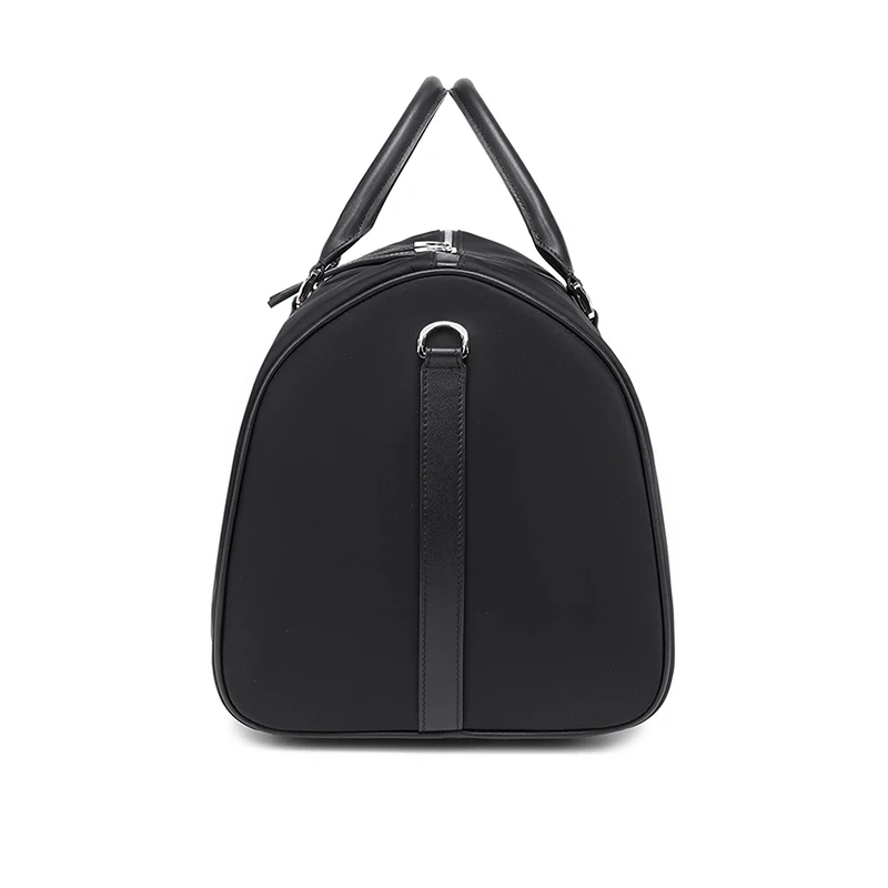 Guangzhou bsci manufacturer custom vintage leather travel duffle bag for men