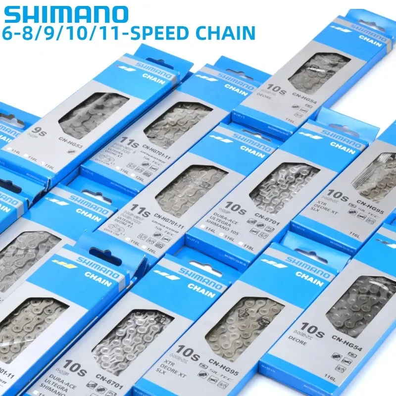 For Sale  hg701-11 hg71  hg601-11 cn-m8100 cn-m7100 Deore Chain 116Links 118Links 8-12 Speed Bicycle Chains for MTB