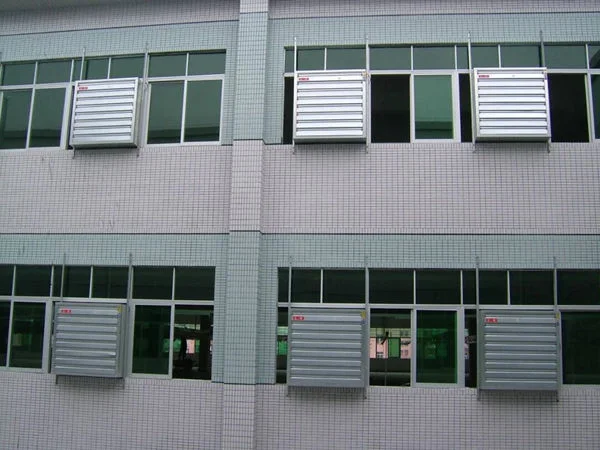 industrial air cow dairy farm negative pressure cooling fan Ventilation Axial Flow greenhouse negative pressure air cooler fan