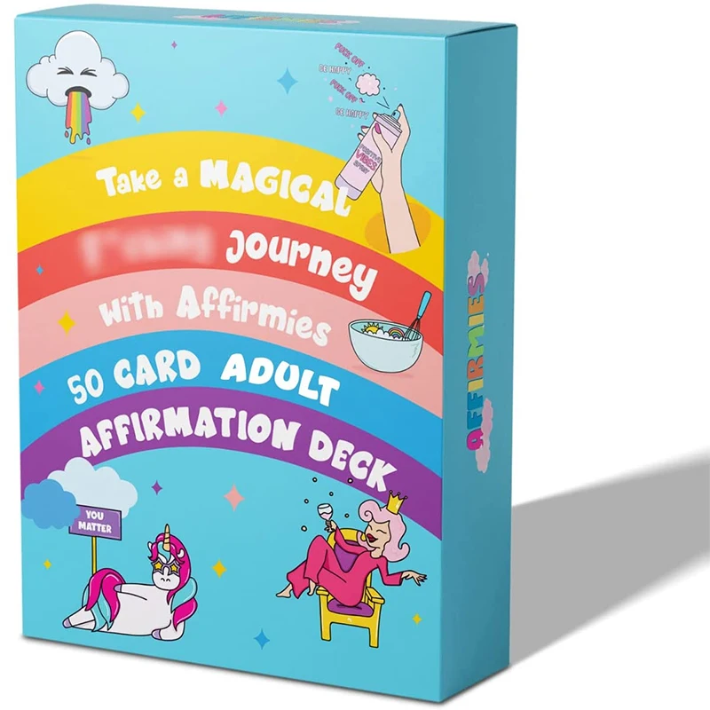 Factory OEM Customized Positive Affirmation Cards Deck Costom Ecofriendly Printed Holiday Cards