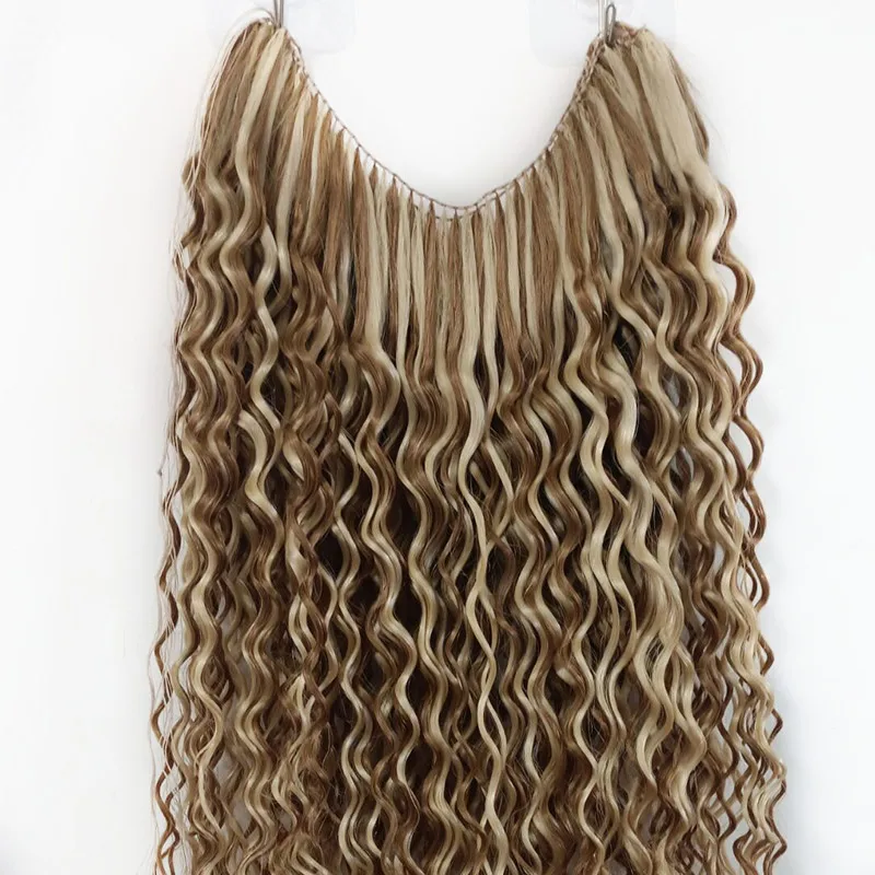 New Arrival 100% Chinese/Russian  Human kinky curly /natural weave small roll Feather Line Crochet Hair hair extensions weft