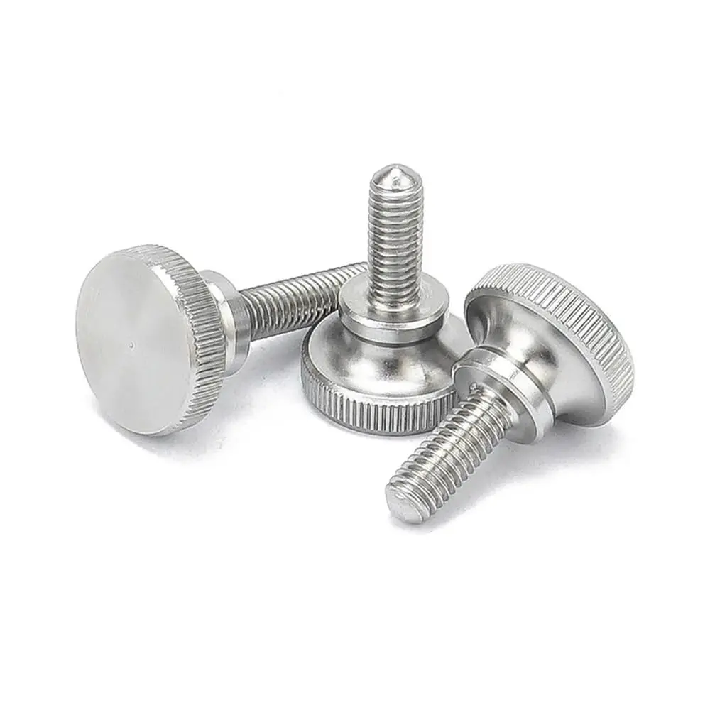 M2 ~M10 304 Stainless Steel  Hand Tighten Thumb Screw Glass Curtain Wall Thumbscrew Adjust Bolt