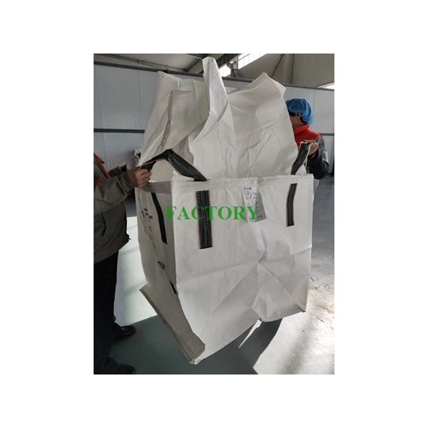 Heavy Duty Virgin PP Woven Cross Corner Single Two Loop Big Bag FIBC Jumbo  Bag