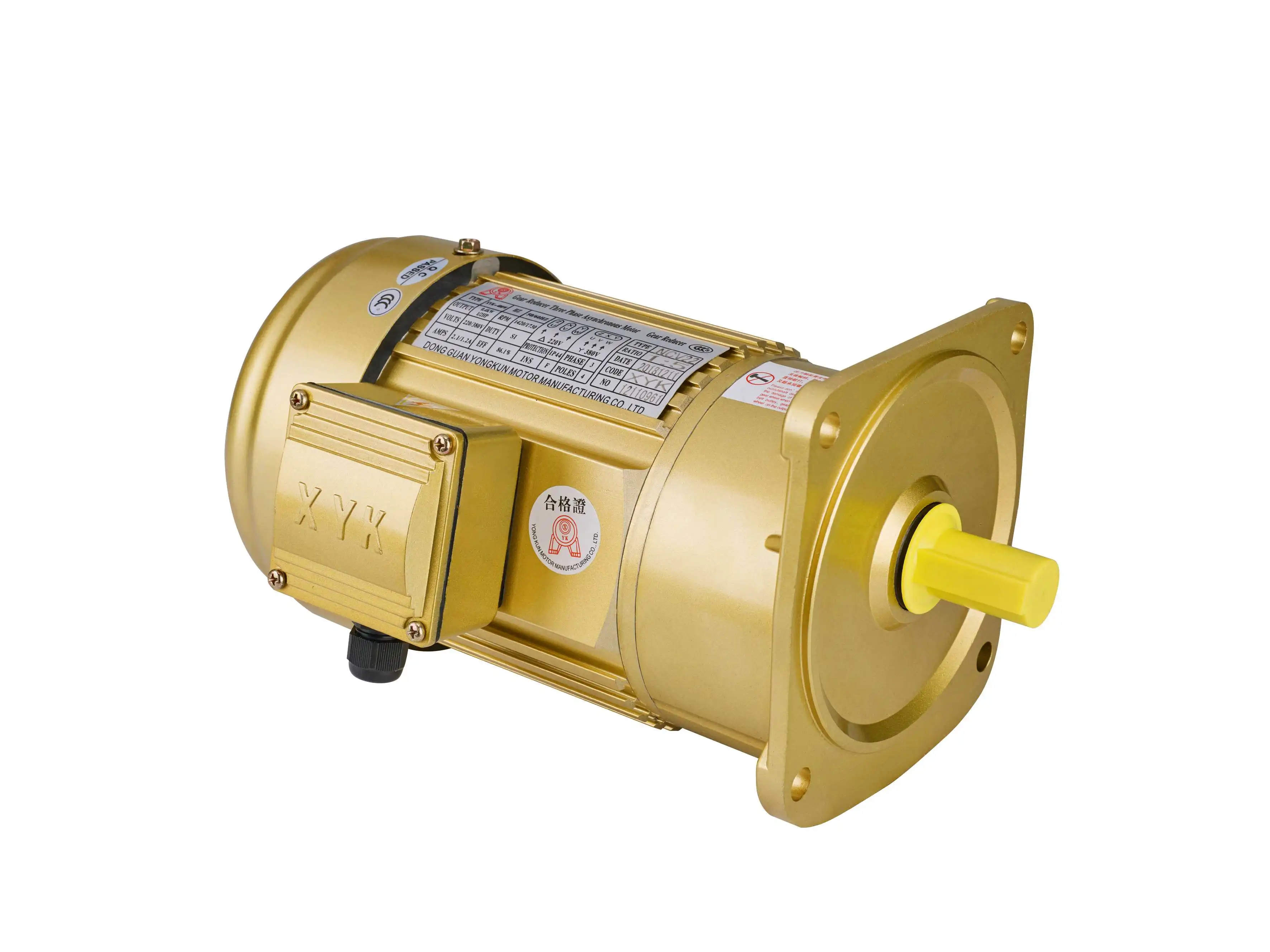 High precision 750W 0.75KW Three-phase gear reduction motor for Industrial equipment