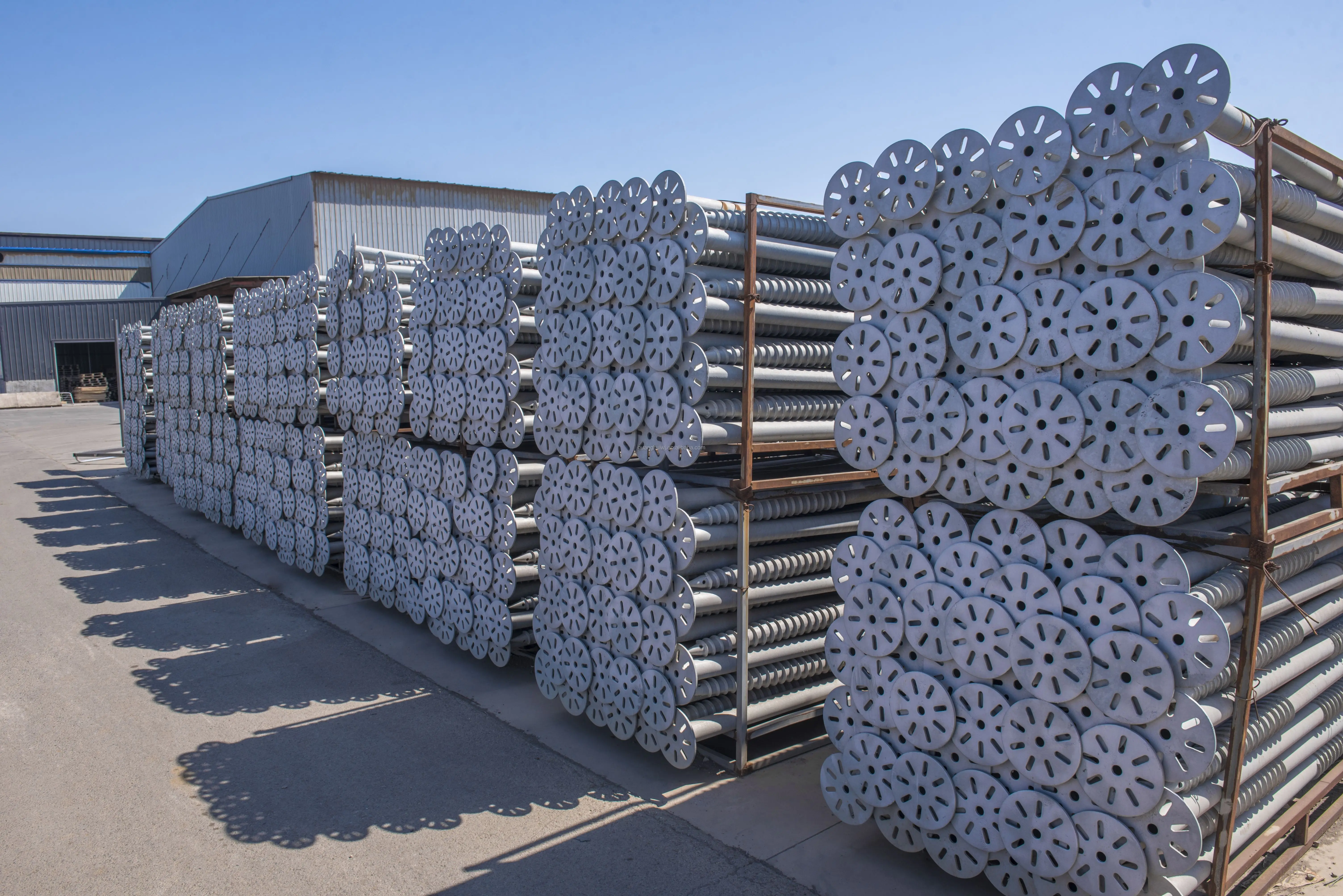 hot dip galvanized ground screw anchor for solar panel mounting system