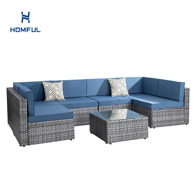 Outdoor Furniture Patio Chair Garden Table Leisure Rattan Sofa Set Wicker Rattan Furniture