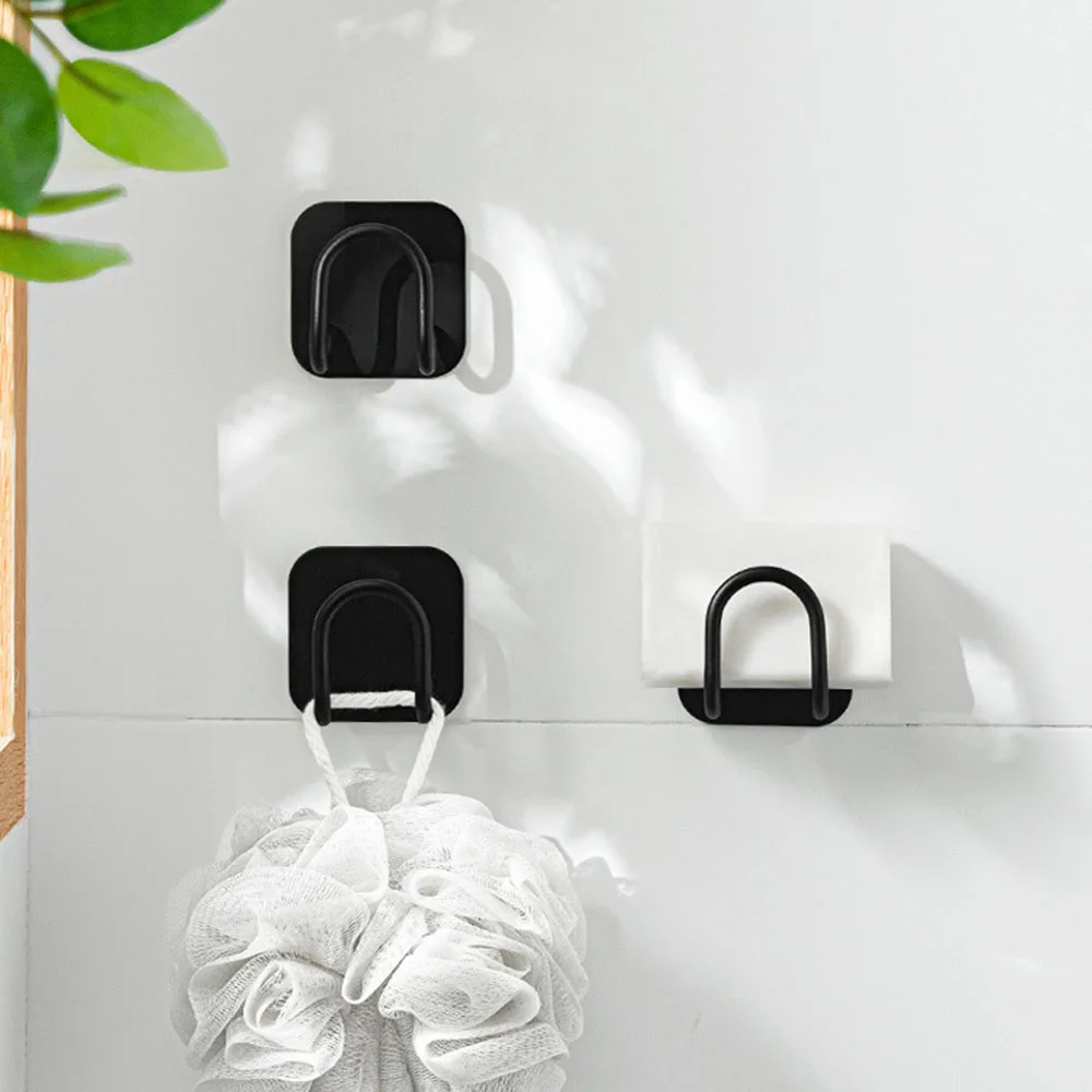 304 Stainless Steel Self Adhesive Hooks, Drainage, Hanging Multi Function Kitchen Shelf