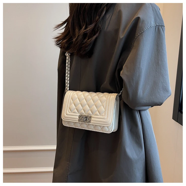 Sac Pour Femm Luxury Brand Designer Handbags Women Pu Leather Classic Small Chain Quilt Purse Satchel Crossbody Shoulder Bags