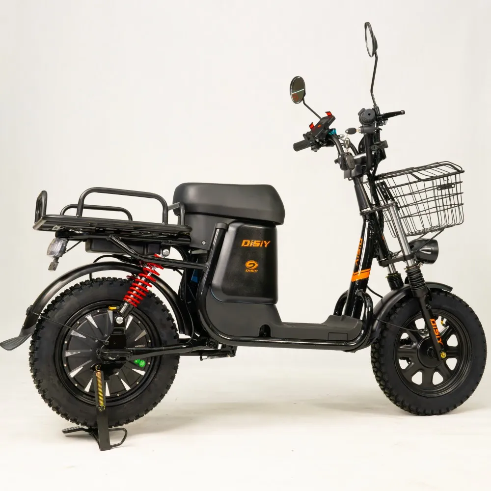 Disiyuan electric bike Damai 1200W 60V32AH lithium  battery Lifepo4 ebike with trunk for cargo delivery service electric bicycle