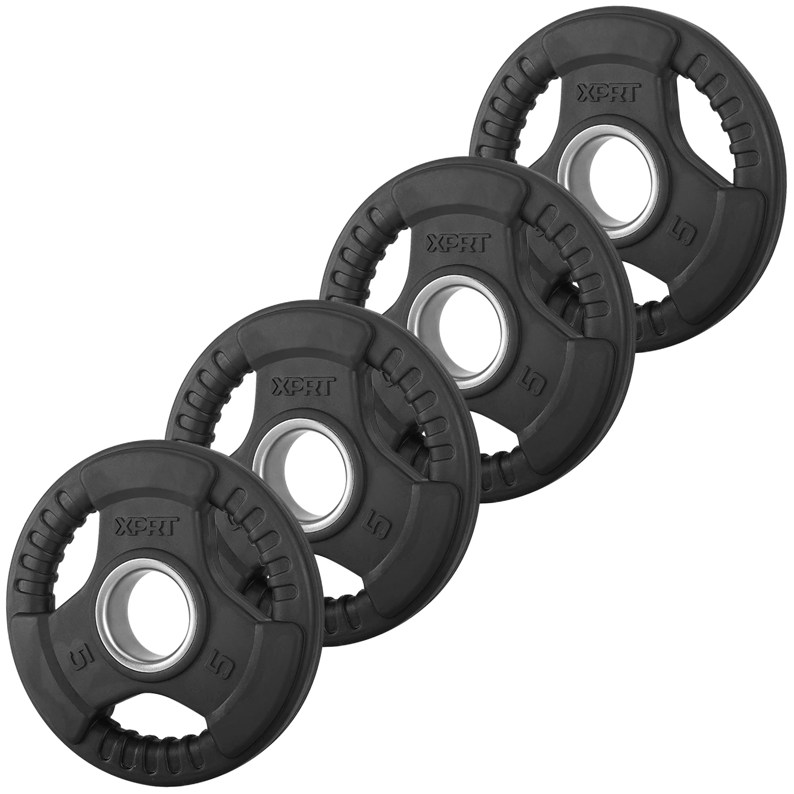 2.5kg 5kg 10kg 15kg 20kg Barbell  Weight Plate Piece Set Hole Design Outsourced Rubber build Arm Strength Safety Material