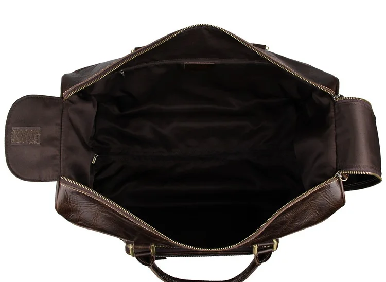 Luggage Leather Duffel Bag the First Layer of Leather Trolley case Trolley Bag