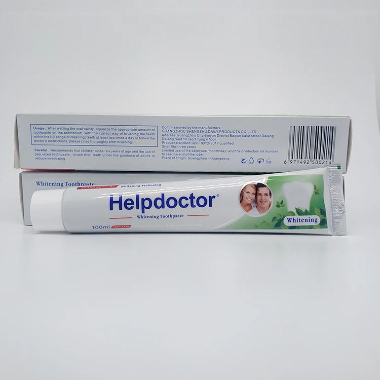 Wholesale complete protection efficacy whitening fresh mint flavor sensitive teeth adult toothpaste