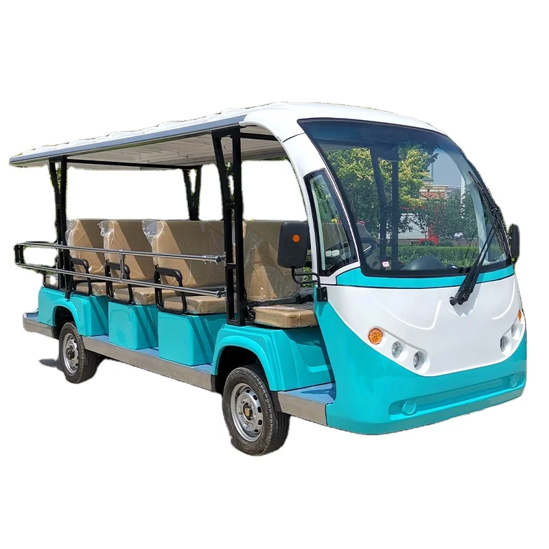 
 Горячий стиль 14 местный Электрический экскурсионный автобус для туристов  