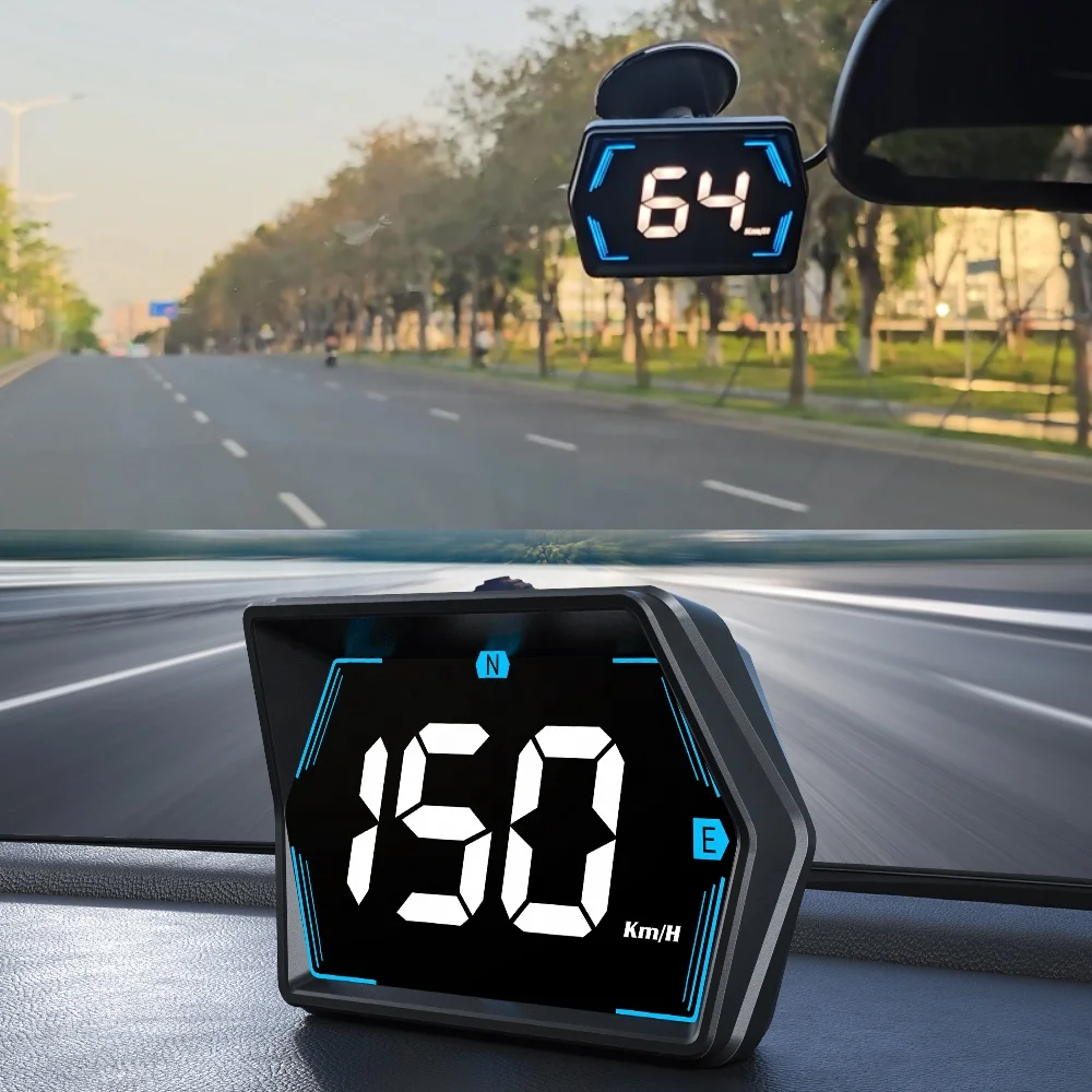 2024 GPS HUD G20 USB plug and play Speed alarm Head up displays hud GPS car speedometer