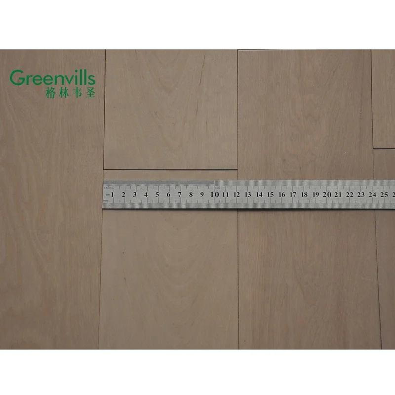 Hardwood birch 100%real wood solid flooring/engineered parquet floor for residence