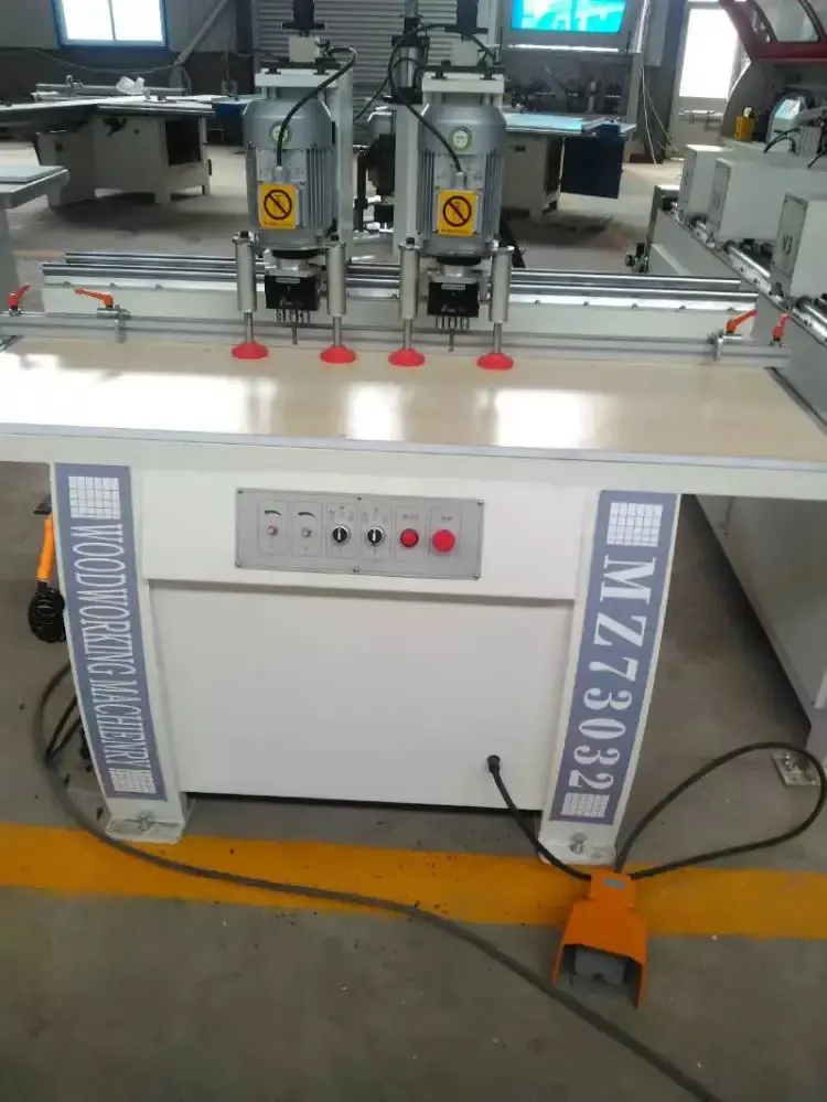 Woodworking Machinery Two Heads Open Hole Cabinet Door Hinge Drilling Machine