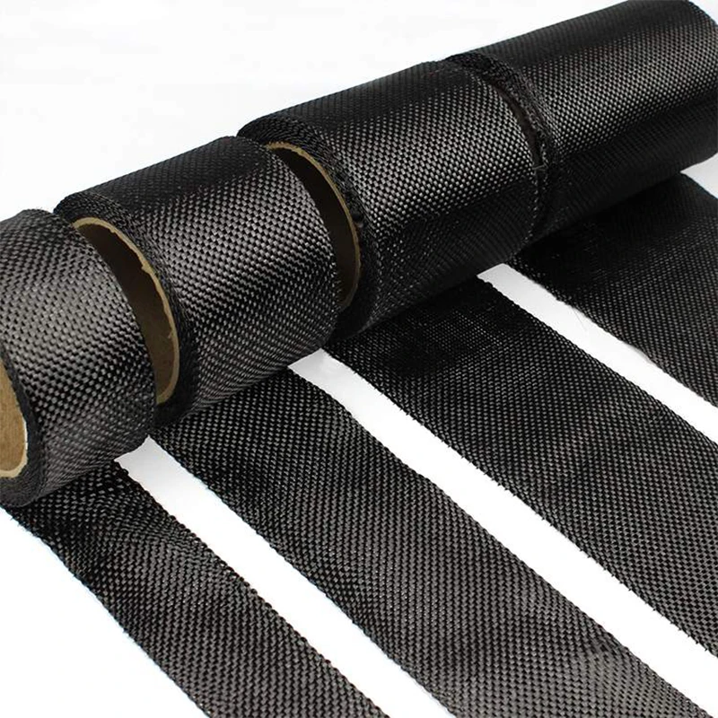 High Abrasion and Corrosion Resistance 3K 6K 12K Carbon Fiber Fabric Tape for Wet Layup