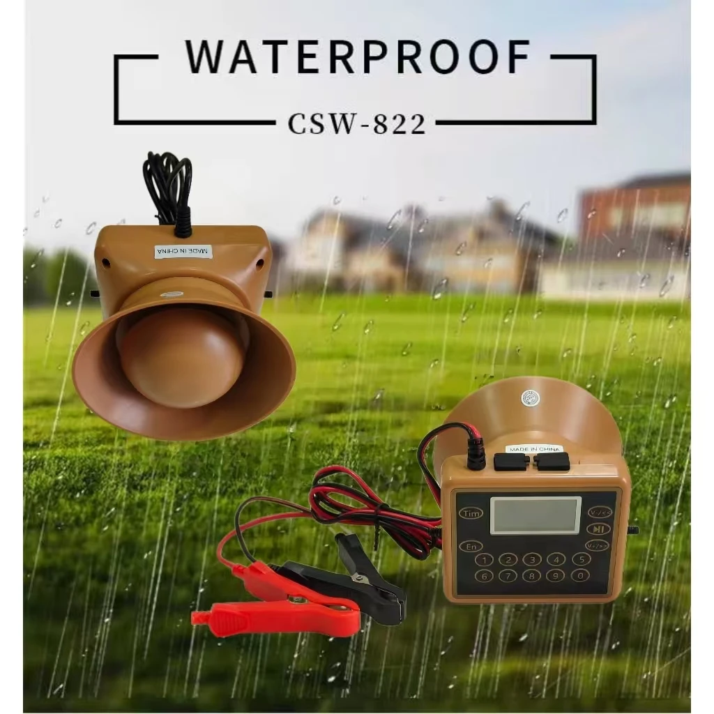 OEM CSSIWE 80W Waterproof 210 Songs Electronic Hunting Caller MP3 Bird Speaker for Game Hunting