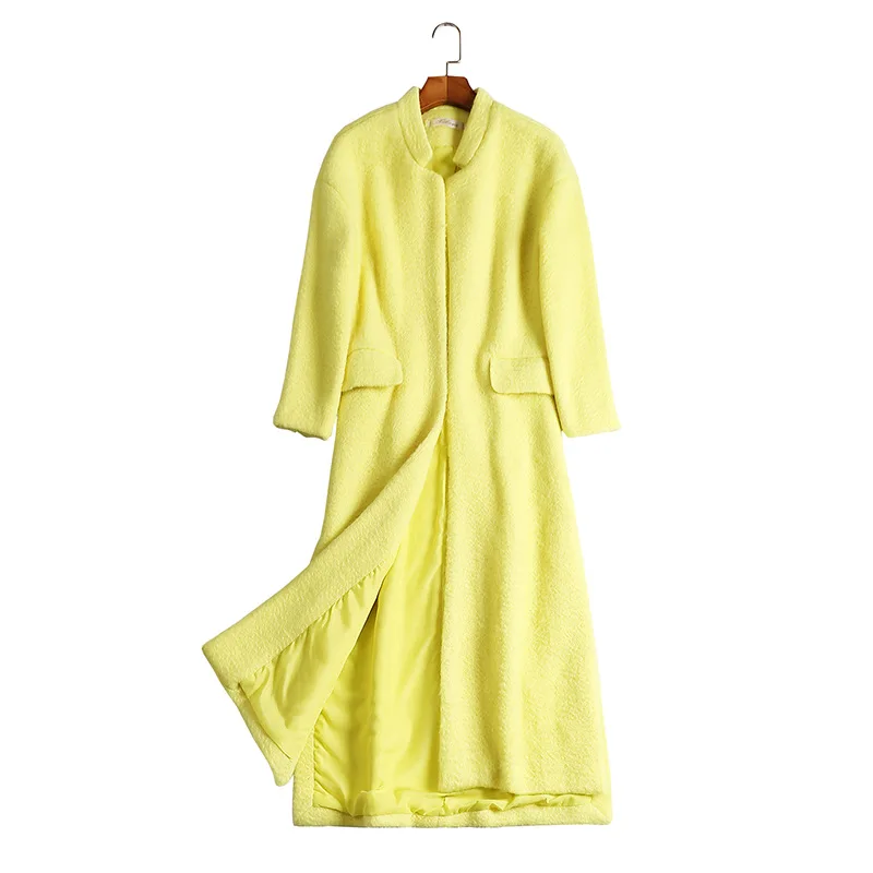 Ladies Winshirtool Cblazersgray Whites Wool Coblazerhionable and Comfortable Wool Coat Ble Wool Coat Fleece Casual Woven Long