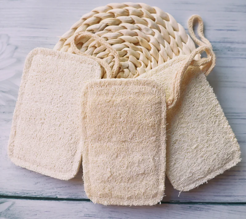  Натуральная ткань для мытья посуды Loofah кухонная щетка очистки от