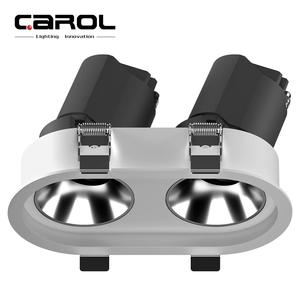 High Quality Dimmable COB LED Recessed Ceiling Light Downlight Spotlight Square Round Anti Glare LED Down Light