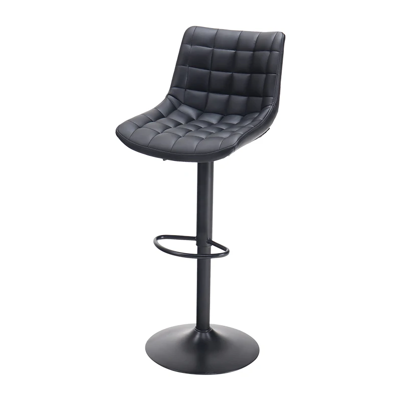 Factory Direct Price Adjustable Height Swivel Stool Chair Gambling Chair Casino Bar Chair PU Leather for Bar and Hotel Reception