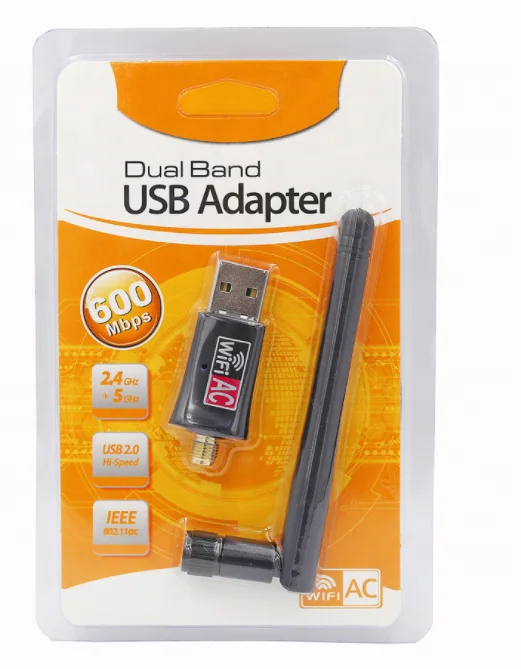 Magelei Factory 5G Dual-band Usb Wireless Ethernet Network Cards Ac600m Portable Wifi Signal Receiver USB Wifi Adapter For PC