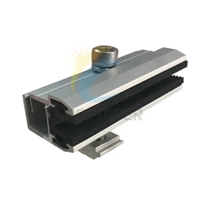 Wholesale solar panel roof mounting brackets thin film clamps solar module rail clamps