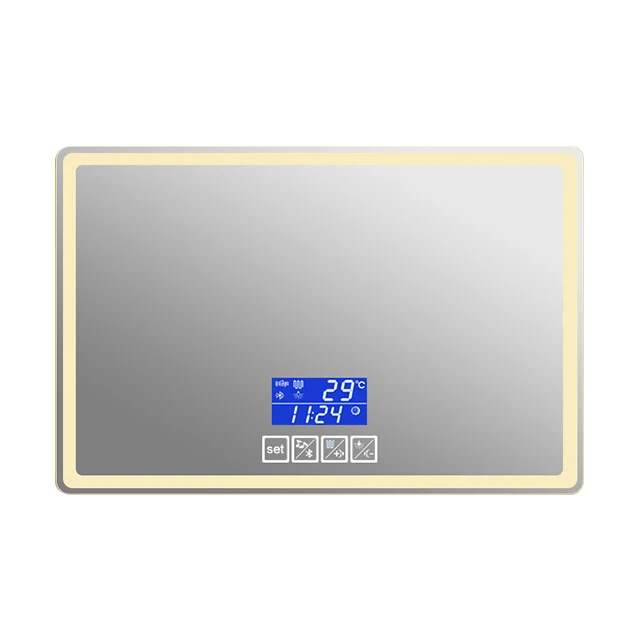 Modern luxury bathroom mirror intelligent cosmetic mirror led anti fog bathroom mirror