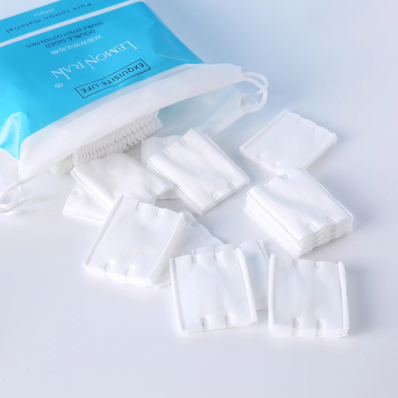 Best Selling Double Sided Double Effect Cosmetics Disposable Makeup Remover Padsnail Polish Remover Pads