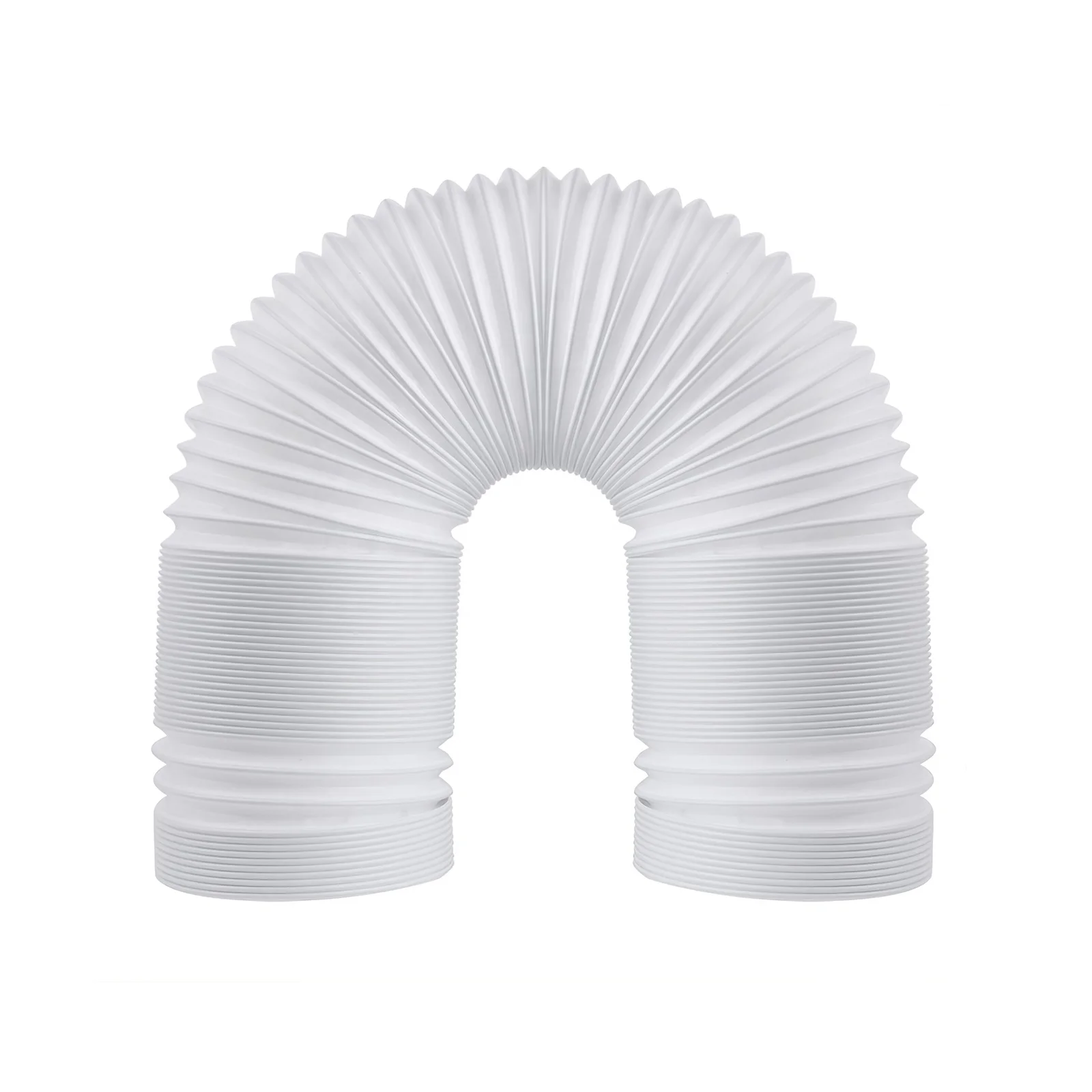 Portable Air Conditioner Exhaust Hose Counter Clockwise Thread Flexible Telescopic Vent Replacement Tube for Air Conditioner Hom