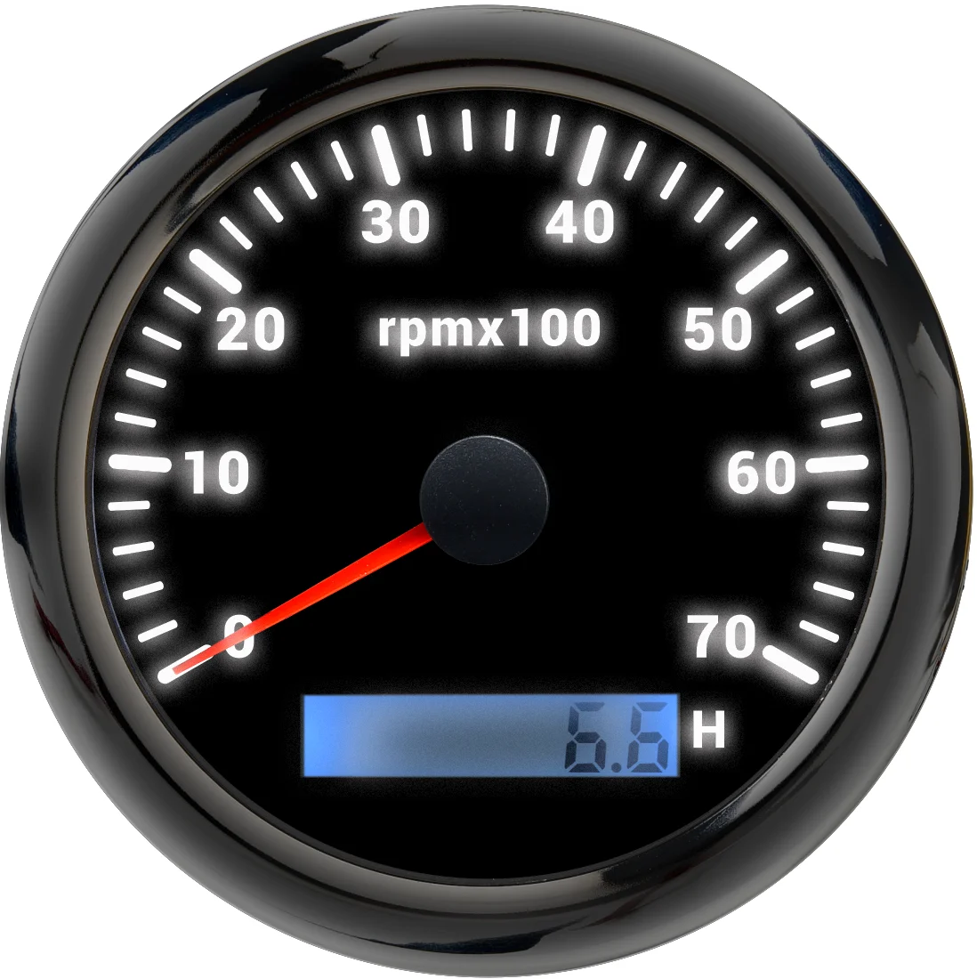 Marine Analog VDO Auto meter Tachometer Gauge 8000 RPM With Hour meter Boat RPM With Backlight