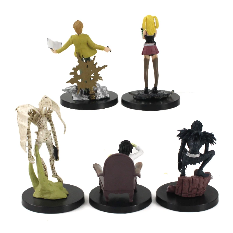 5 Piece/set Set Grim Reaper Ryuk Yagami Light Model Doll Ornaments Toys Anime Action Figures Death Note Figure