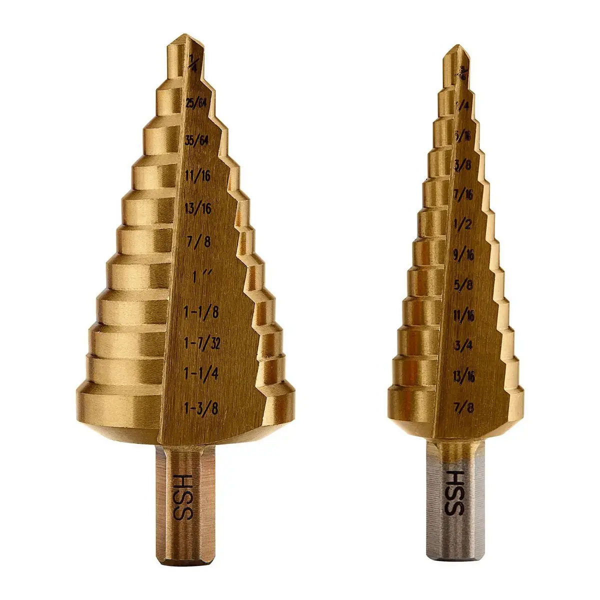 HSS M2 Step Drill Bits Step Cone Cutting Tools For Steel Woodworking Wood Metal Drilling Set